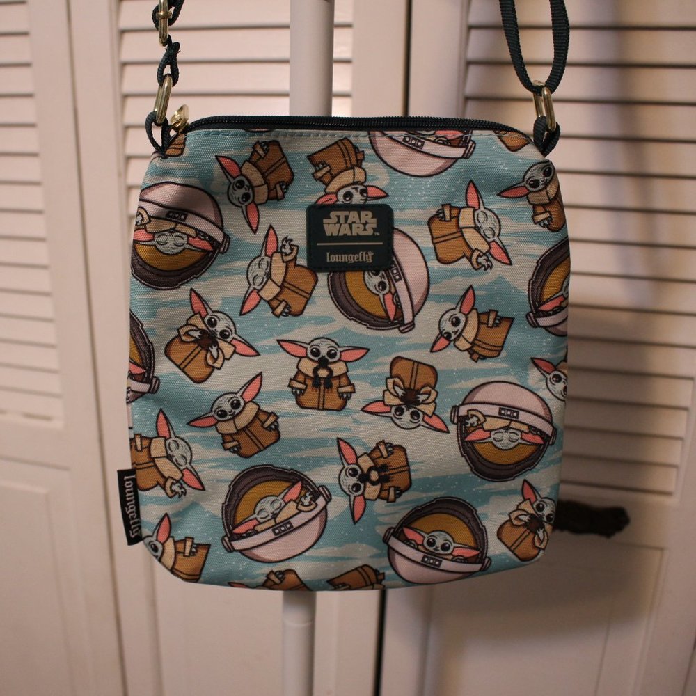 LoungeFly Star Wars Baby Yoda Crossbody Bag
